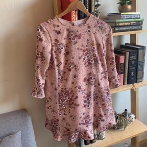 Leith floral flutter dress